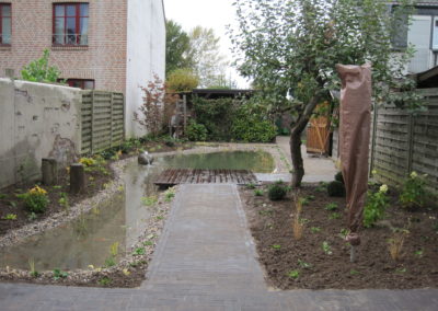 Teich Hausgarten Kalkar
