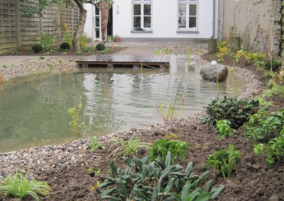 Teich Hausgarten Kalkar