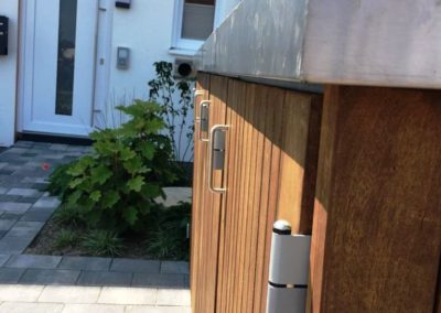 Müllbox mit Dachbegrünung