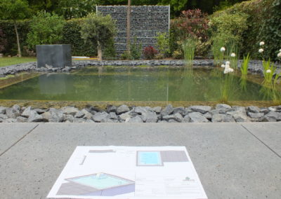 Teich Hausgarten Kleve