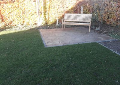 Thermoholz-Terrasse